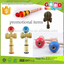 EN71 / ASTM producto clásico educativo de madera kendama juguetes OEM / ODM artículos promocionales para niños